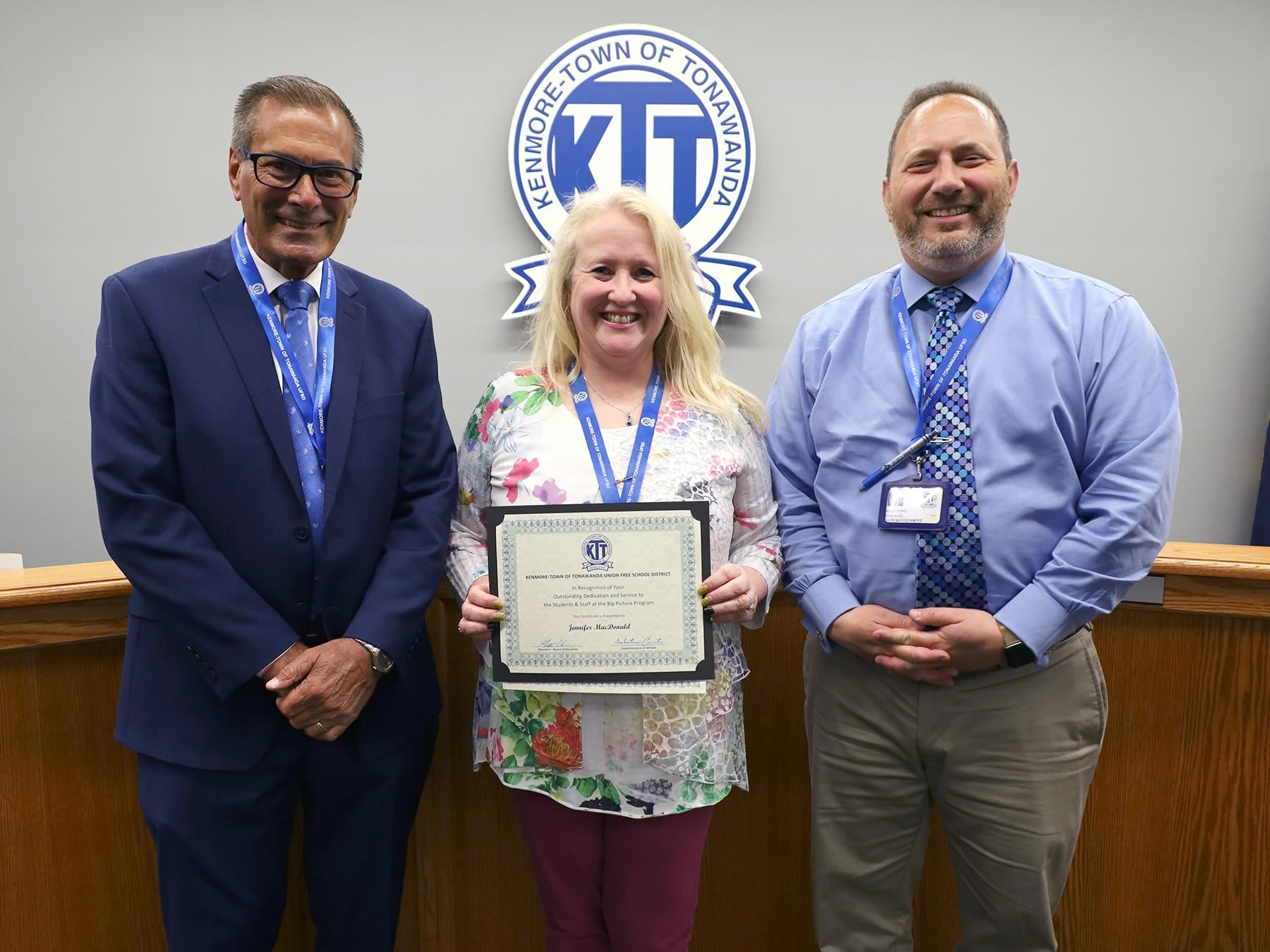 Jennifer MacDonald, Kenmore Junior/Senior High School Teacher